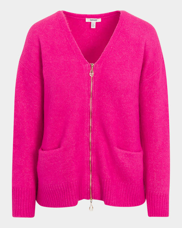 Zeena Zip-Up Cardigan